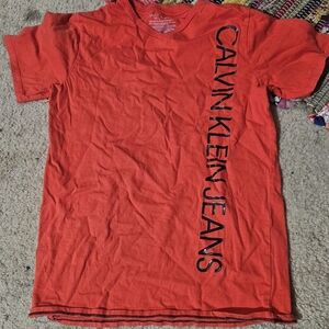 Calvin Klein Jeans Kids Red T-Shirt